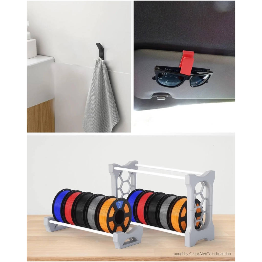 Пластик для 3D-принтера ELEGOO PETG 1кг, 1.75мм, black (50.203.0385) - фото 4 Пластик для 3D-принтера ELEGOO PETG 1кг, 1.75мм, black (50.203.0385) - фото 4