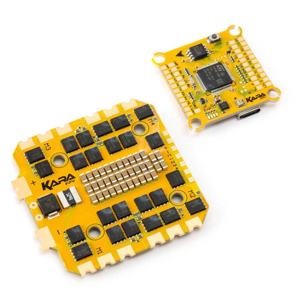 Політний стек KaraFPV Golden F722 + 80A ESC 3-8S (F722 + 80A) Політний стек KaraFPV Golden F722 + 80A ESC 3-8S (F722 + 80A)