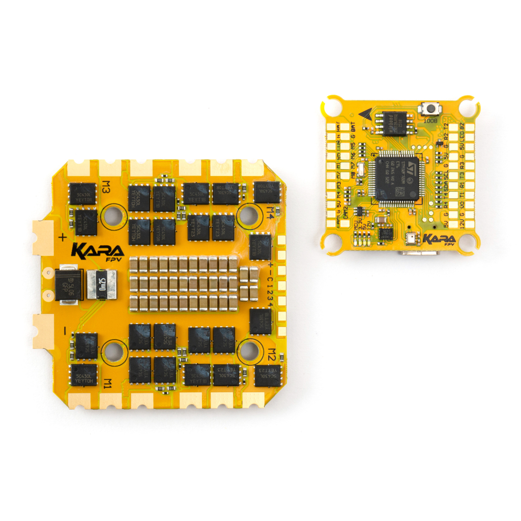 Політний стек KaraFPV Golden F722 + 80A ESC 3-8S (F722 + 80A) - фото 2 Політний стек KaraFPV Golden F722 + 80A ESC 3-8S (F722 + 80A) - фото 2
