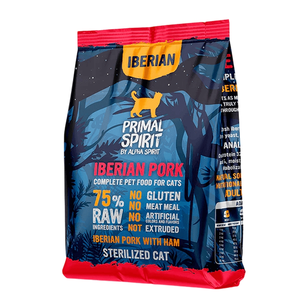 Сухий корм для кішок Alpha Spirit Primal Iberian Pork 1 кг (8436586311483) Сухий корм для кішок Alpha Spirit Primal Iberian Pork 1 кг (8436586311483)