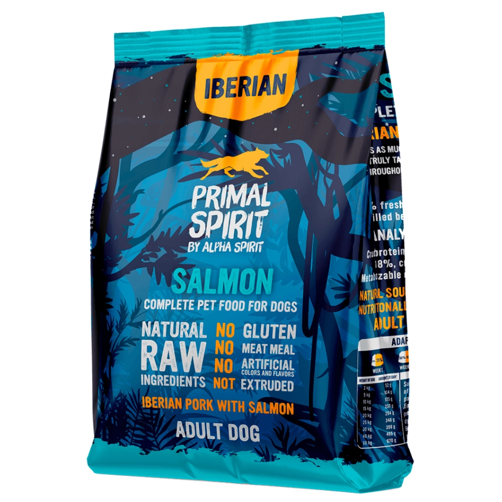 Сухий корм для собак Alpha Spirit Primal Iberian Salmon 1 кг (8436586311438) Сухий корм для собак Alpha Spirit Primal Iberian Salmon 1 кг (8436586311438)