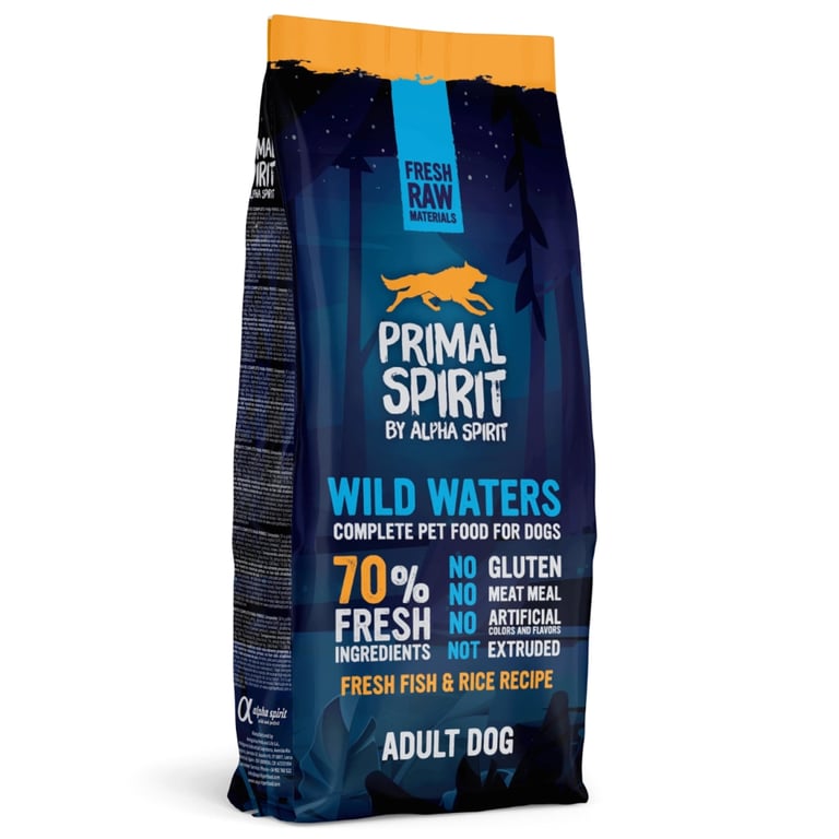Сухий корм для собак Alpha Spirit Primal Wild Waters 12 кг (8436586310820) - фото 1