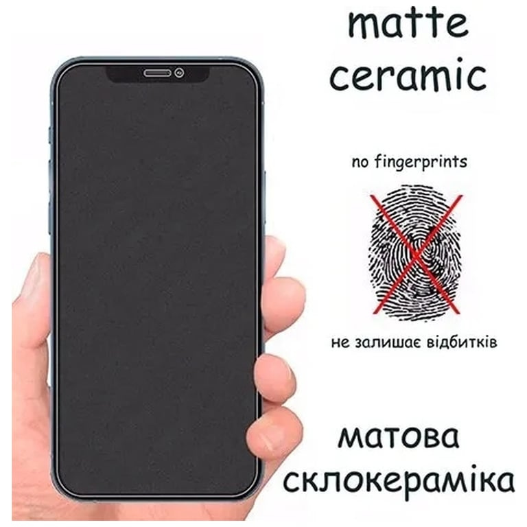 Скло захисне Drobak Matte Ceramics Apple iPhone 16e (595983) - фото 5