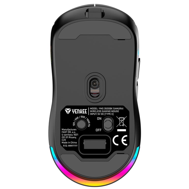 Мишка YENKEE YMS 3500BK Samurai Wireless Black (45018706) - фото 3