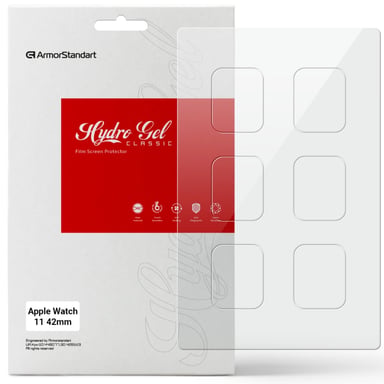 Плівка захисна Armorstandart hydrogel Apple Watch 11 42mm 6 pcs (ARM88733) - фото 1