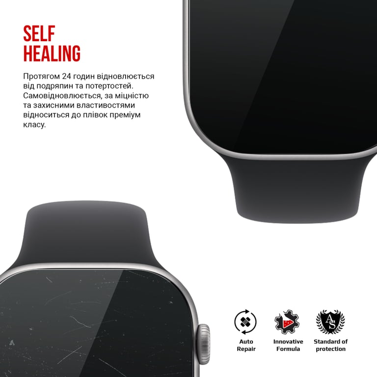 Плівка захисна Armorstandart hydrogel Apple Watch 11 46mm 6 pcs (ARM88734) - фото 3