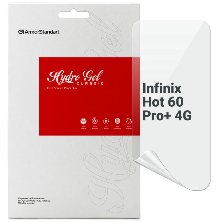 Плівка захисна Armorstandart hydrogel Infinix Hot 60 Pro+ 4G (ARM88877) - фото 1