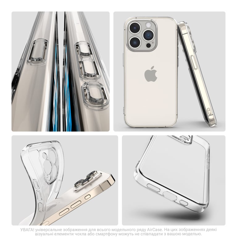 Чохол до мобільного телефона Armorstandart Air Motorola G86 5G Camera cover Clear (ARM86593) - фото 4