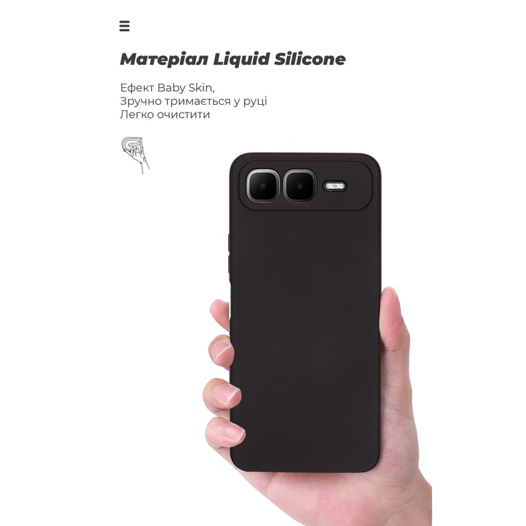 Чохол до мобільного телефона Armorstandart ICON Infinix Smart 10 Plus 4G Camera cover Black (ARM87951) - фото 7