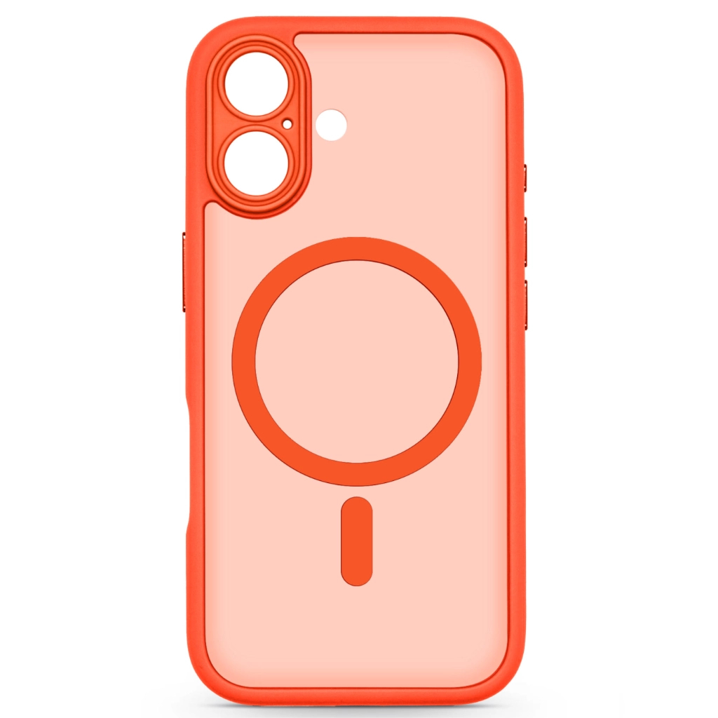 Чохол до мобільного телефона Armorstandart Lush MagCase Apple iPhone 17 Orange (ARM87483) Чохол до мобільного телефона Armorstandart Lush MagCase Apple iPhone 17 Orange (ARM87483)
