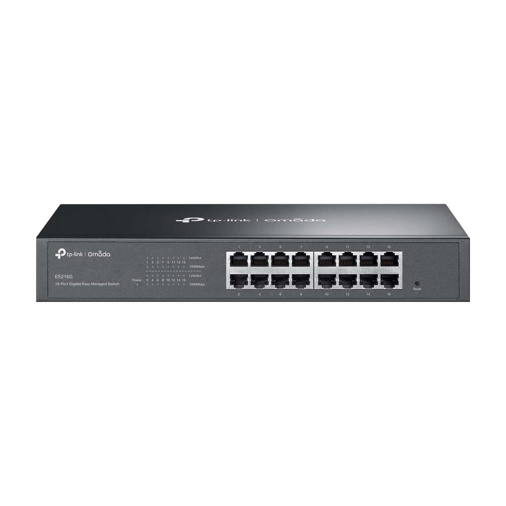 Комутатор мережевий TP-Link ES216G - фото 1 Комутатор мережевий TP-Link ES216G - фото 1
