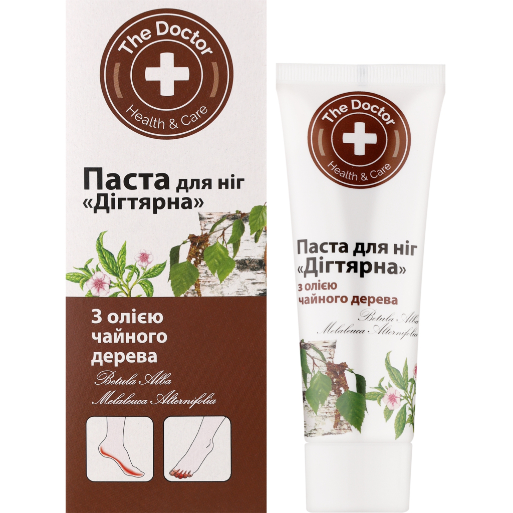 Крем для ніг Домашній Доктор Паста Дігтярна 75 мл (4823015926426) - фото 1