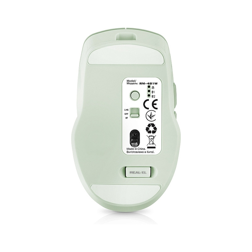 Мишка REAL-EL RM-481W (EL123200060) - фото 10 Мишка REAL-EL RM-481W (EL123200060) - фото 10