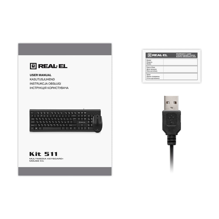 Комплект REAL-EL Kit 511 USB Black (EL123100052) - фото 12