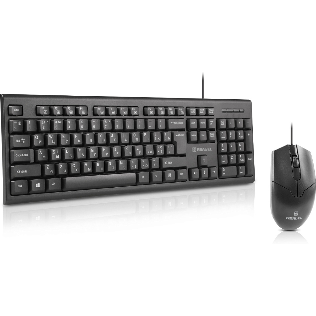 Комплект REAL-EL Kit 511 USB Black (EL123100052) - фото 3 Комплект REAL-EL Kit 511 USB Black (EL123100052) - фото 3