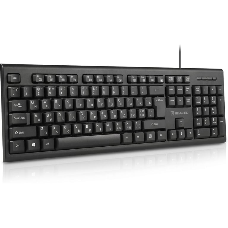 Клавіатура REAL-EL RK-507 USB Black (EL123100050) - фото 2