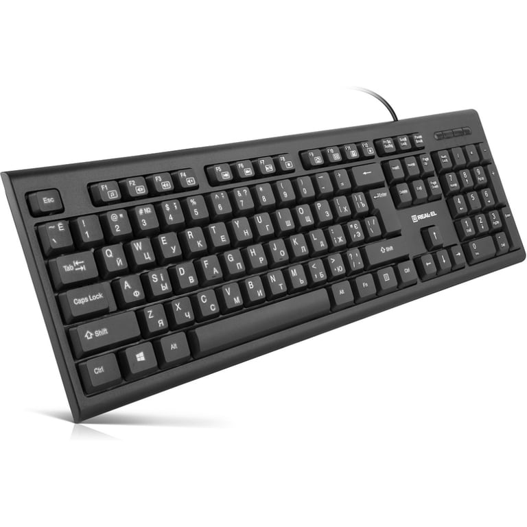Клавіатура REAL-EL RK-507 USB Black (EL123100050) - фото 3