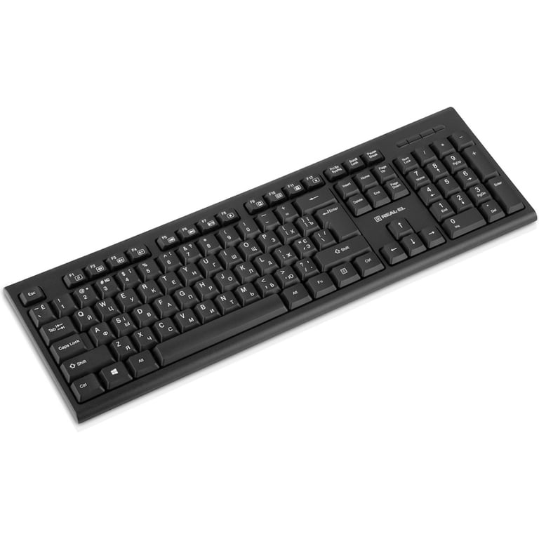 Клавіатура REAL-EL RK-507 USB Black (EL123100050) - фото 4
