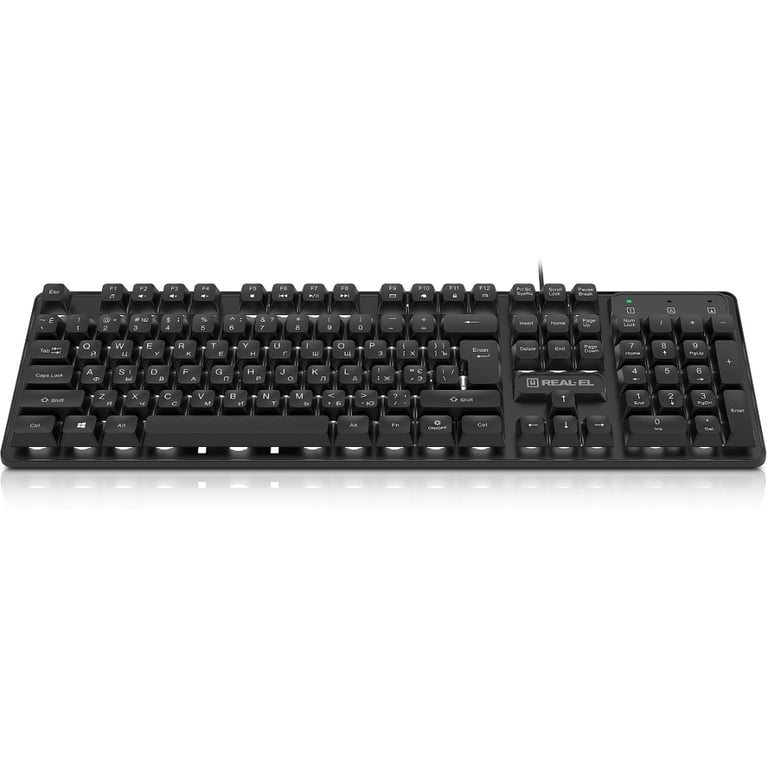 Клавіатура REAL-EL RK-7015 USB Black (EL123100049) - фото 2