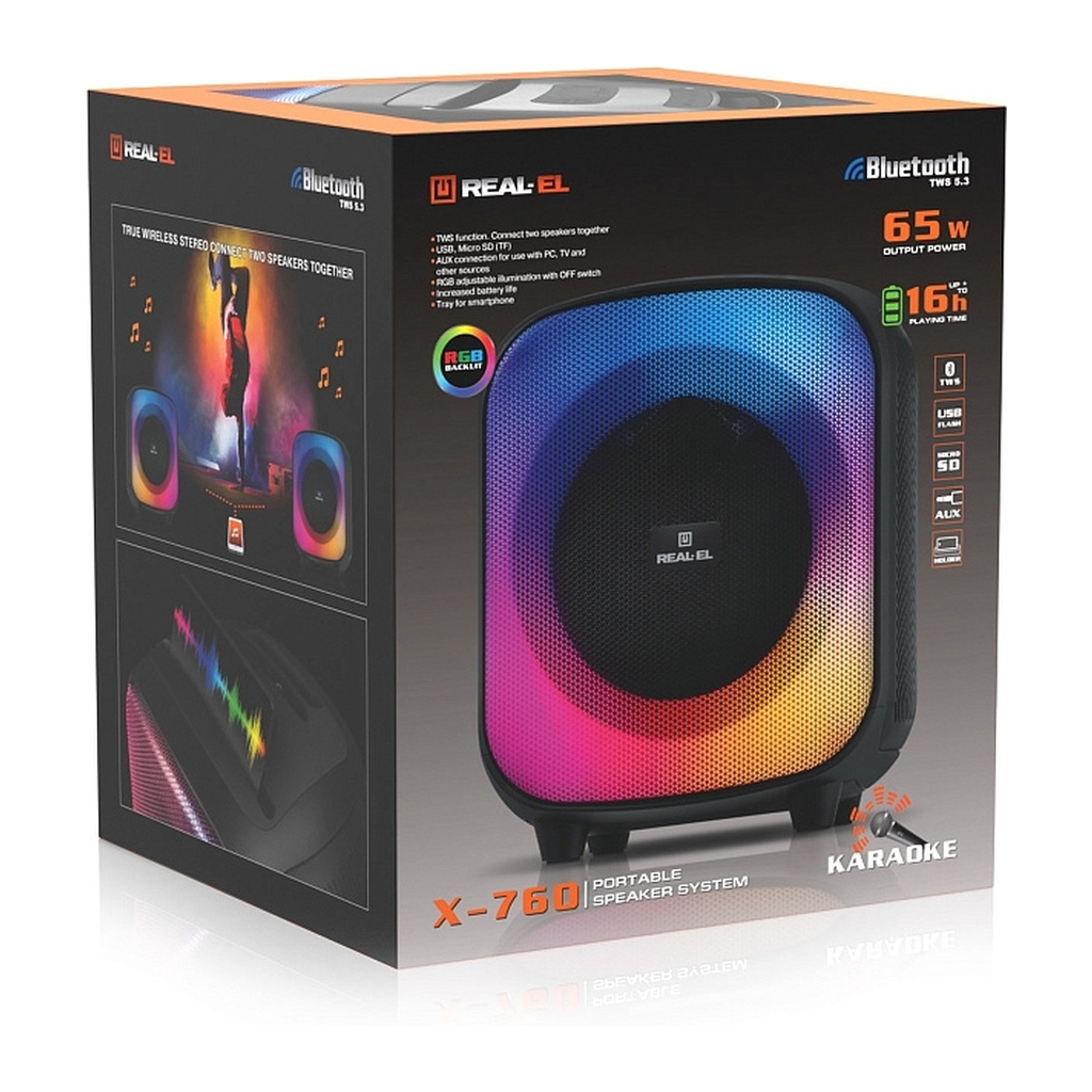 Акустична система REAL-EL X-760 (EL121600029) - фото 4 Акустична система REAL-EL X-760 (EL121600029) - фото 4