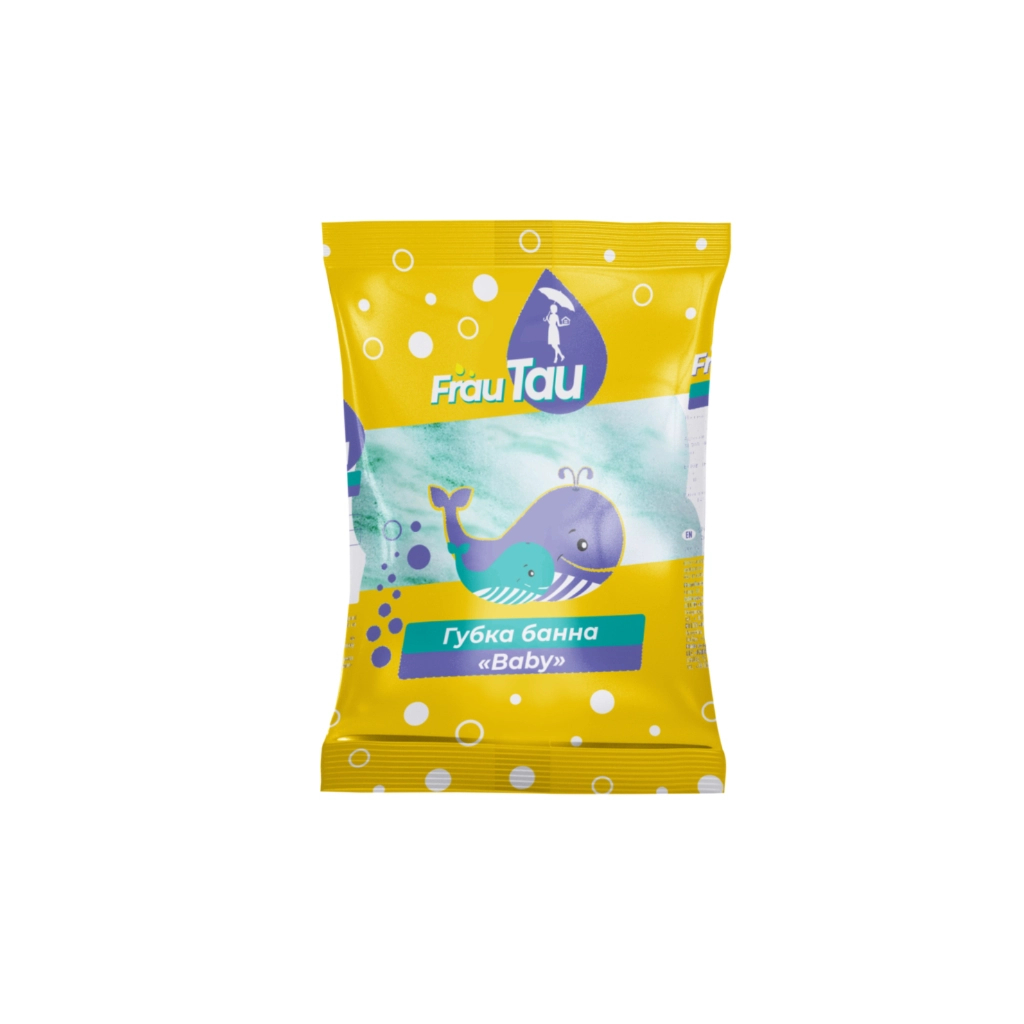 Губка для купання Frau Tau Baby 1 шт. (4820263233306) Губка для купання Frau Tau Baby 1 шт. (4820263233306)