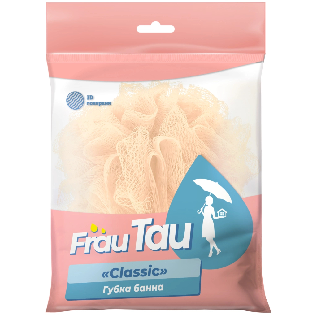 Губка для купання Frau Tau Classic 1 шт. (4820263234822) Губка для купання Frau Tau Classic 1 шт. (4820263234822)