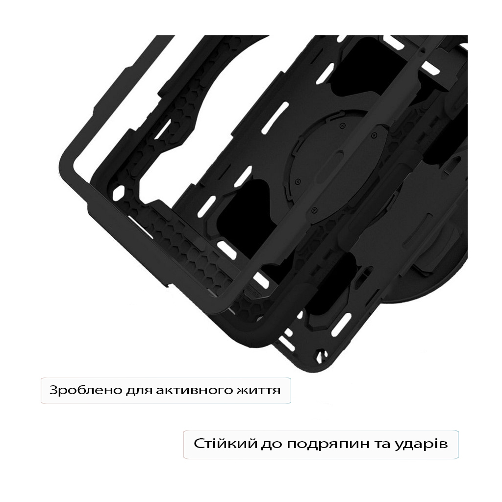 Чохол до планшета BeCover Horizontal handle Samsung Galaxy Tab A11 SM-X133/X135 8.7" Black (713940) - фото 5 Чохол до планшета BeCover Horizontal handle Samsung Galaxy Tab A11 SM-X133/X135 8.7" Black (713940) - фото 5