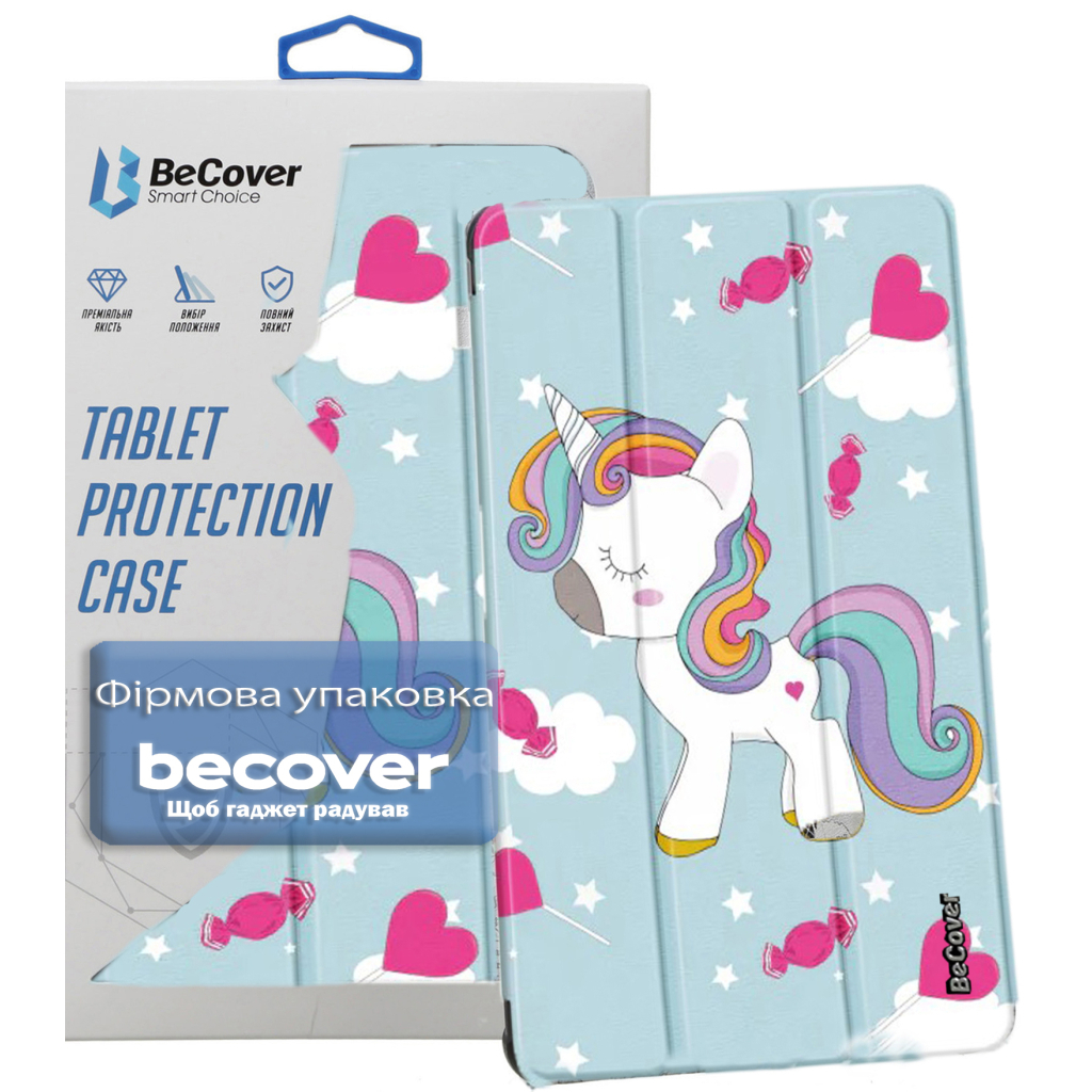 Чохол до планшета BeCover Smart Case Samsung Galaxy Tab A11 SM-X133/X135 8.7" Unicorn (713982) - фото 6 Чохол до планшета BeCover Smart Case Samsung Galaxy Tab A11 SM-X133/X135 8.7" Unicorn (713982) - фото 6