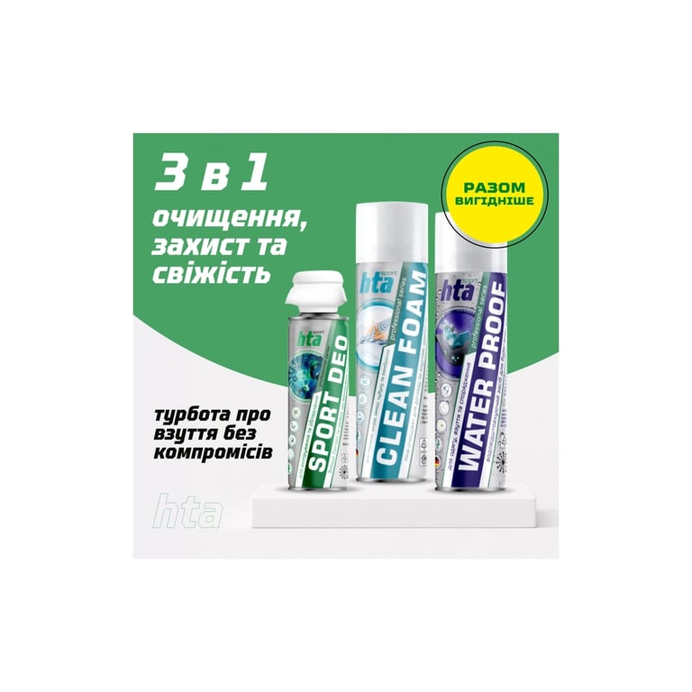 Дезодорант для взуття HTA Sport Deo Антибактеріальний 200 мл (HTA1041) - фото 7