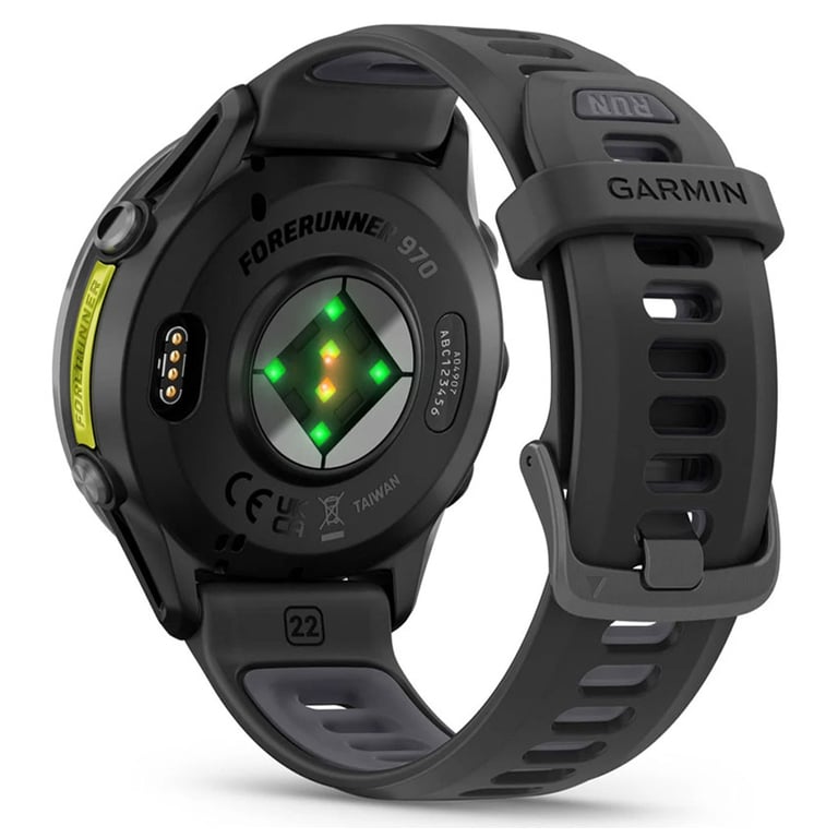 Смарт-годинник Garmin Forerunner 970, Black/Amp Yellow, GPS (010-02969-10) - фото 6