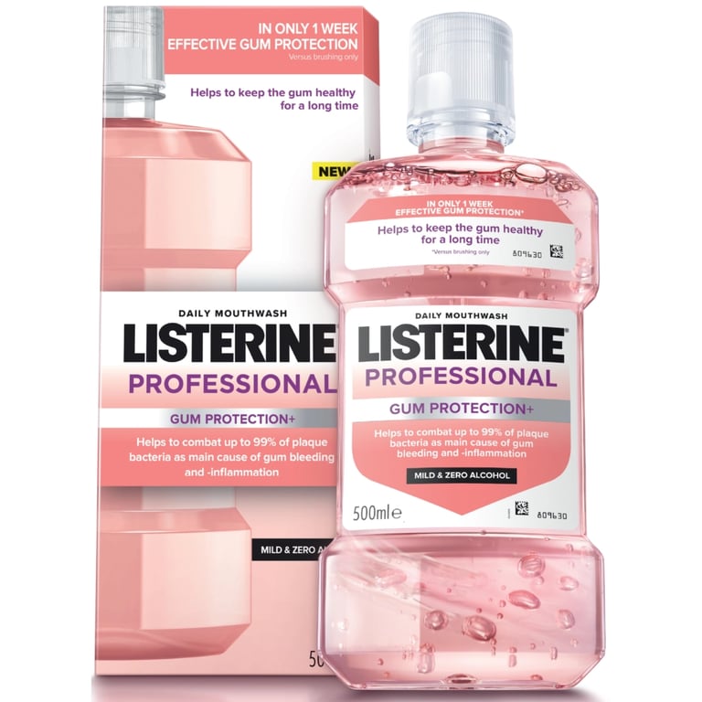 Ополіскувач для порожнини рота Listerine Professional Захист ясен+ 500 мл (3574661860503) - фото 1