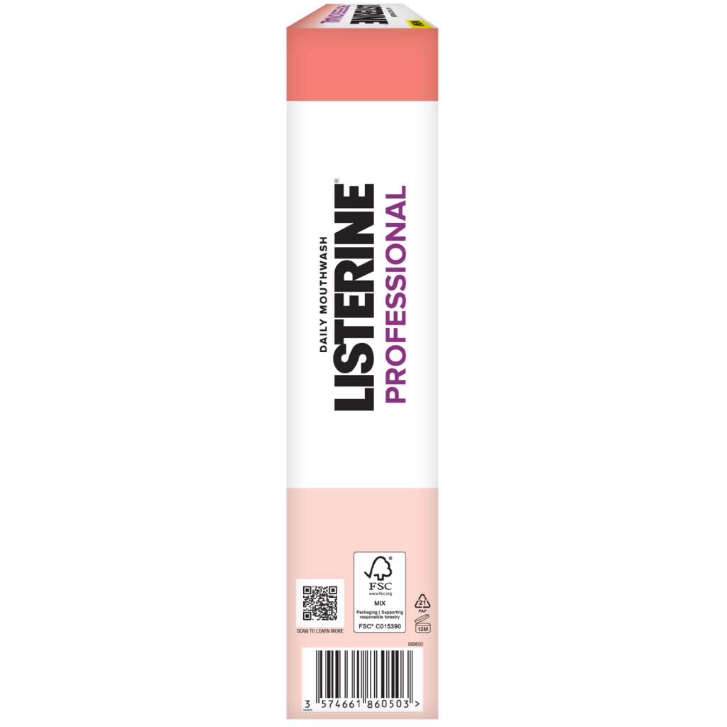 Ополіскувач для порожнини рота Listerine Professional Захист ясен+ 500 мл (3574661860503) - фото 5 Ополіскувач для порожнини рота Listerine Professional Захист ясен+ 500 мл (3574661860503) - фото 5