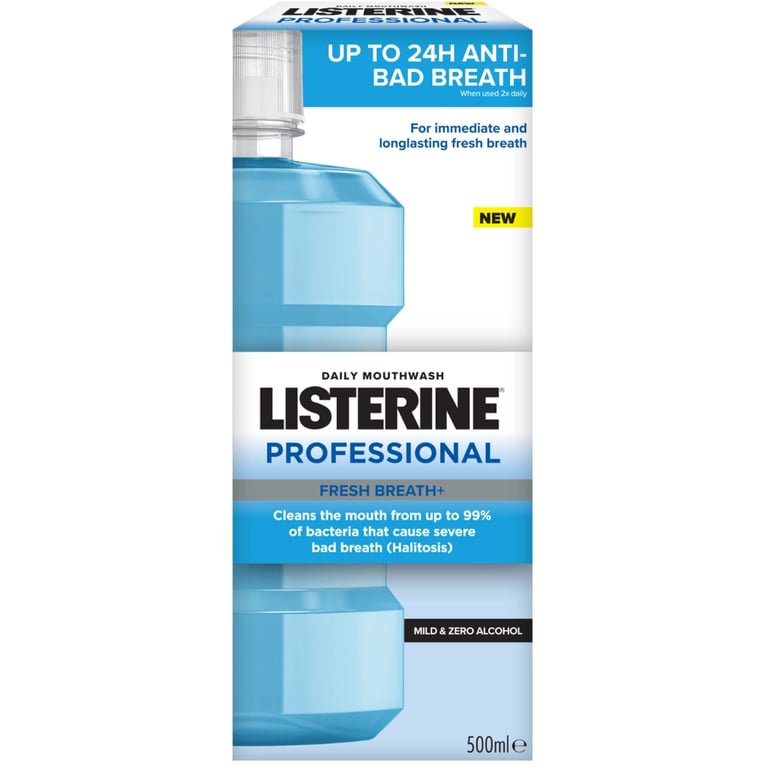 Ополіскувач для порожнини рота Listerine Professional Свіжий подих+ 500 мл (3574661860558) - фото 3