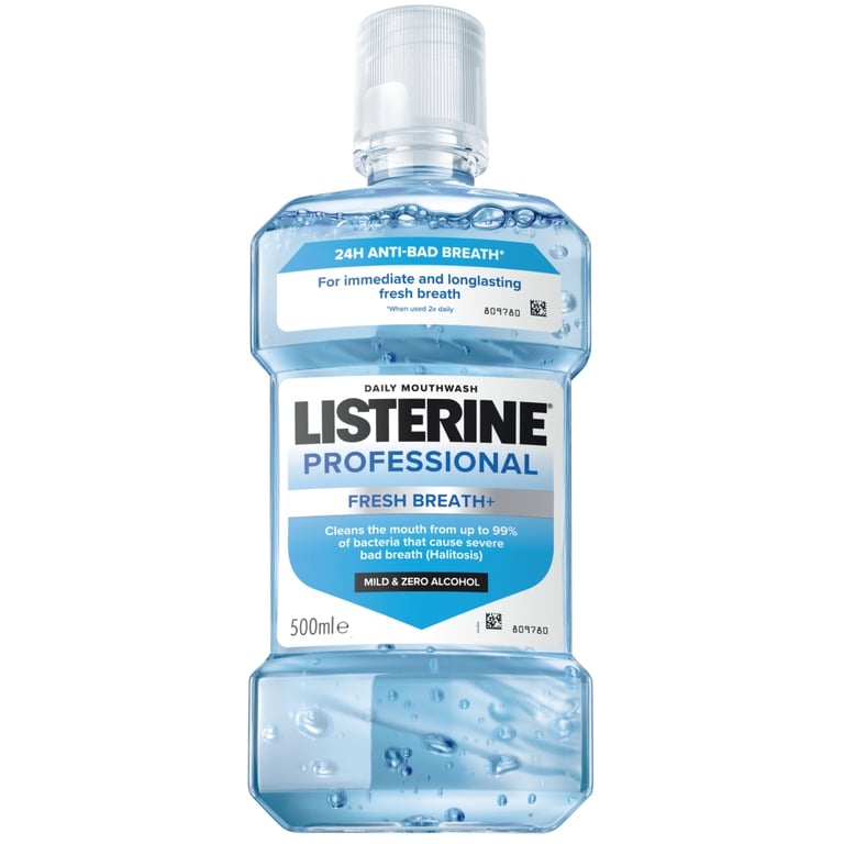 Ополіскувач для порожнини рота Listerine Professional Свіжий подих+ 500 мл (3574661860558) - фото 6