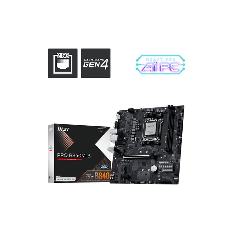 Материнська плата MSI PRO B840M-B - фото 5