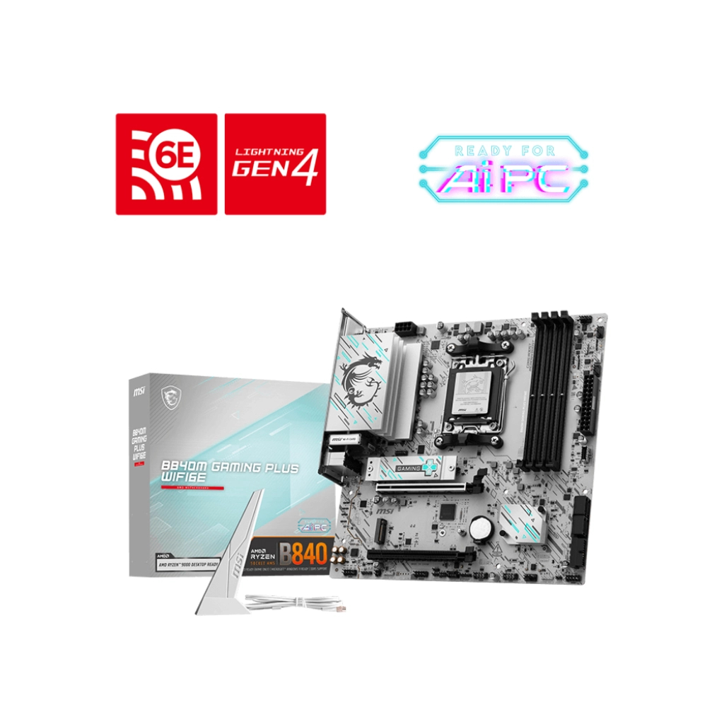 Материнська плата MSI B840M GAMING PLUS WIFI6E - фото 7 Материнська плата MSI B840M GAMING PLUS WIFI6E - фото 7