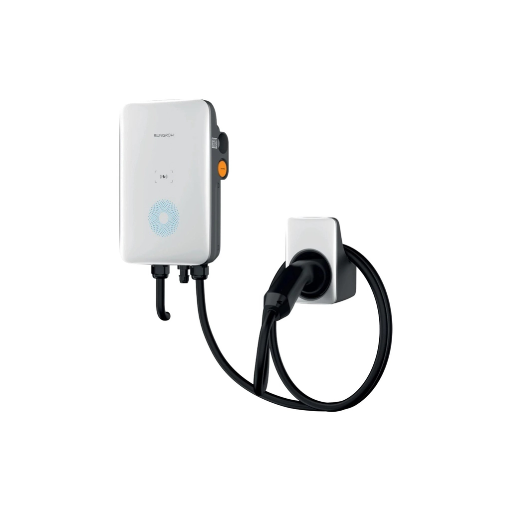 Зарядна станція для електромобілів Sungrow Type2 7kW 32A 1-Ph (AC007E-01) - фото 1
