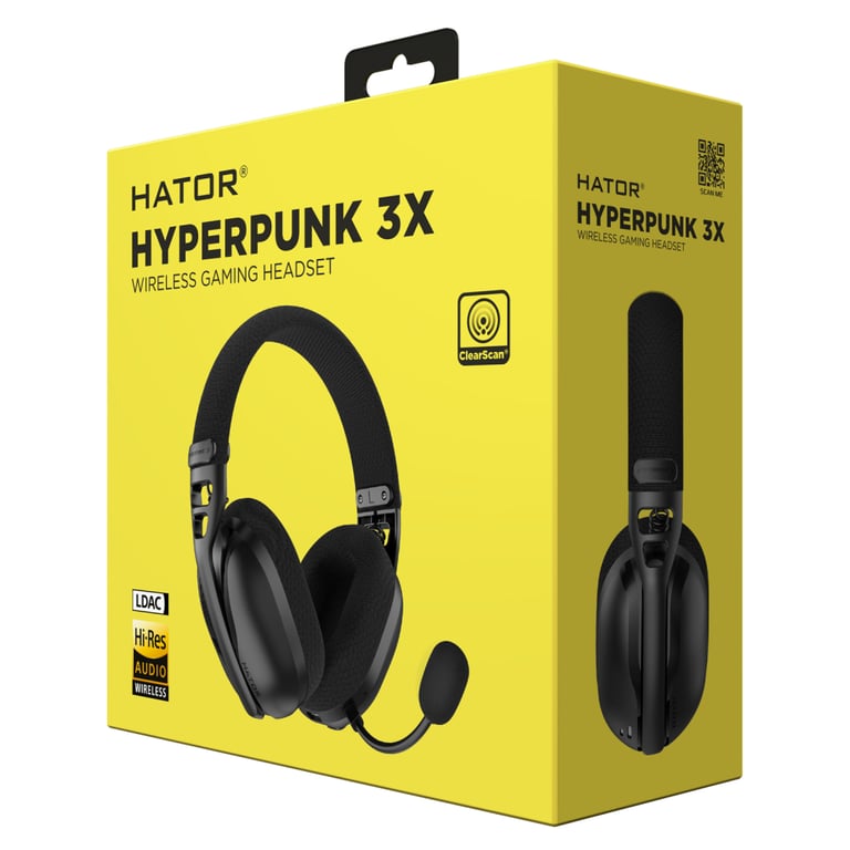 Навушники Hator Hyperpunk 3X Wireless Black (ESH14) - фото 6