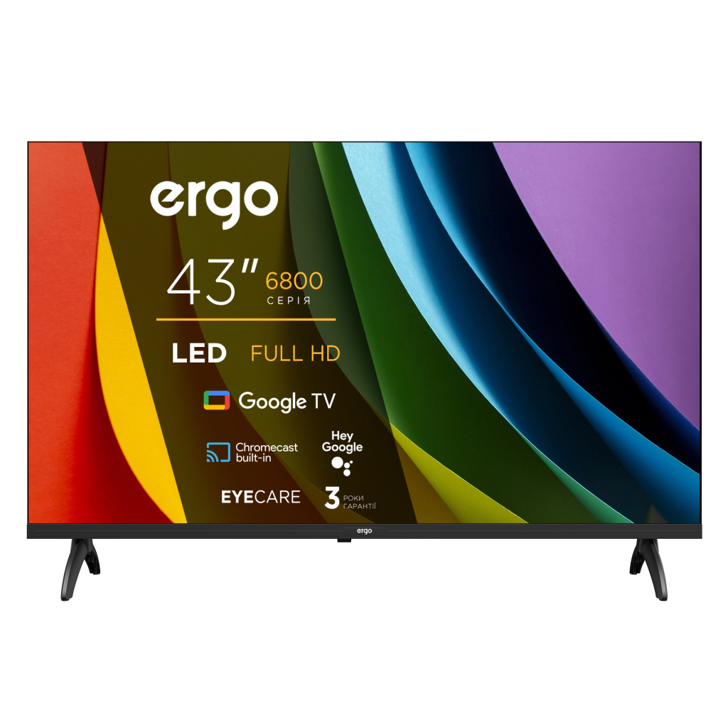 Телевізор Ergo 43JFS6800 - фото 1 Телевізор Ergo 43JFS6800 - фото 1