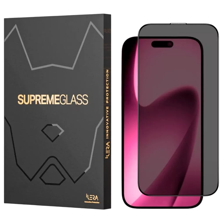 Скло захисне iLera DeLuxe Incognito Glass iPhone 17 Pro (ILINDL17PR) - фото 1
