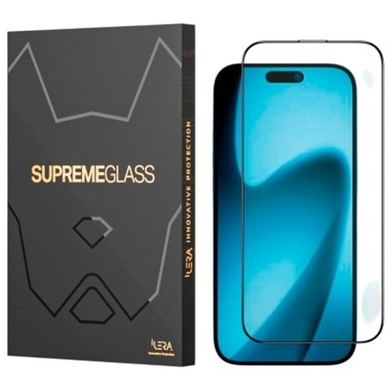 Скло захисне iLera DeLuxe Original Glass 2.0 iPhone 17 Pro Max (ILFCDL17PRMX) - фото 1