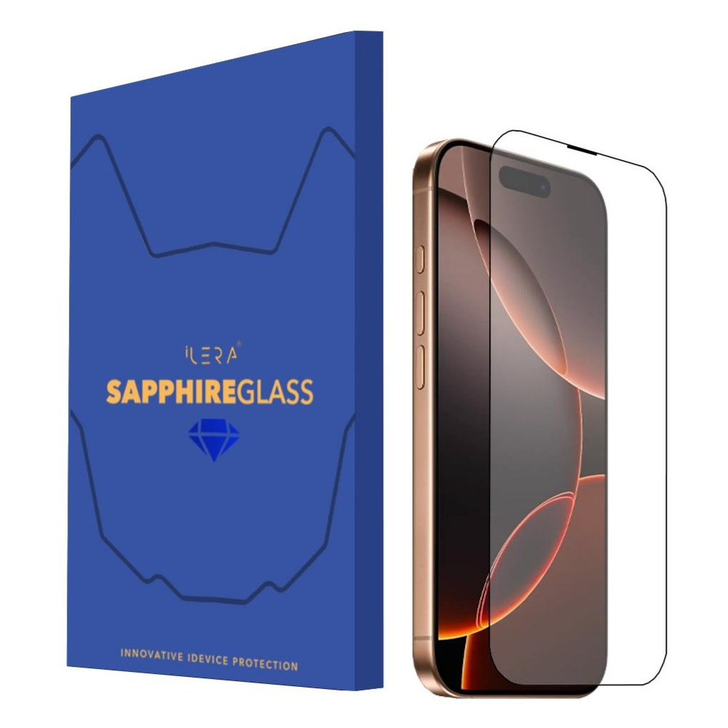 Скло захисне iLera Sapphire Ultra + Glass iPhone 16 Pro Max (ILSPDL16PRMAX) - фото 1