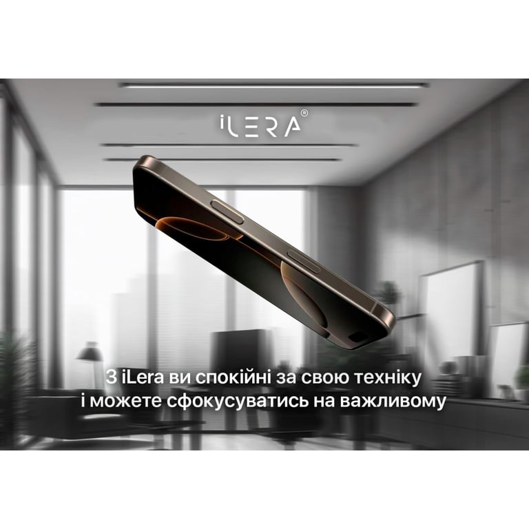 Скло захисне iLera Sapphire Ultra + Glass iPhone 16 Pro Max (ILSPDL16PRMAX) - фото 4