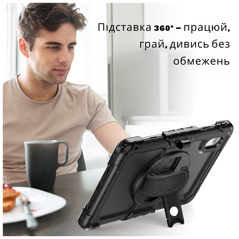 Чохол до планшета BeCover FortTab Lenovo Idea Tab/K11 (2nd Gen) TB336/Xiaoxin Pad (2025) 11" Black (714080) - фото 7
