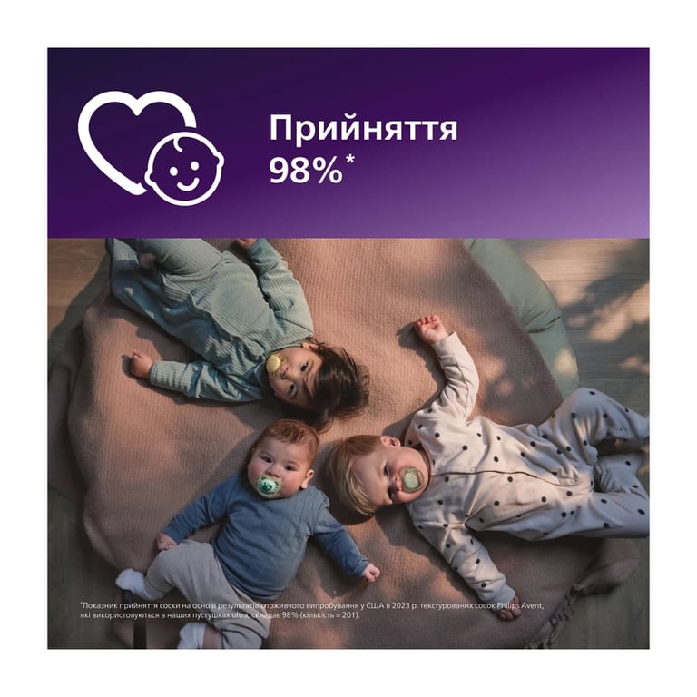 Пустушка Philips AVENT Ultra Start 0+ місяців 2 шт (SCF075/18) - фото 4