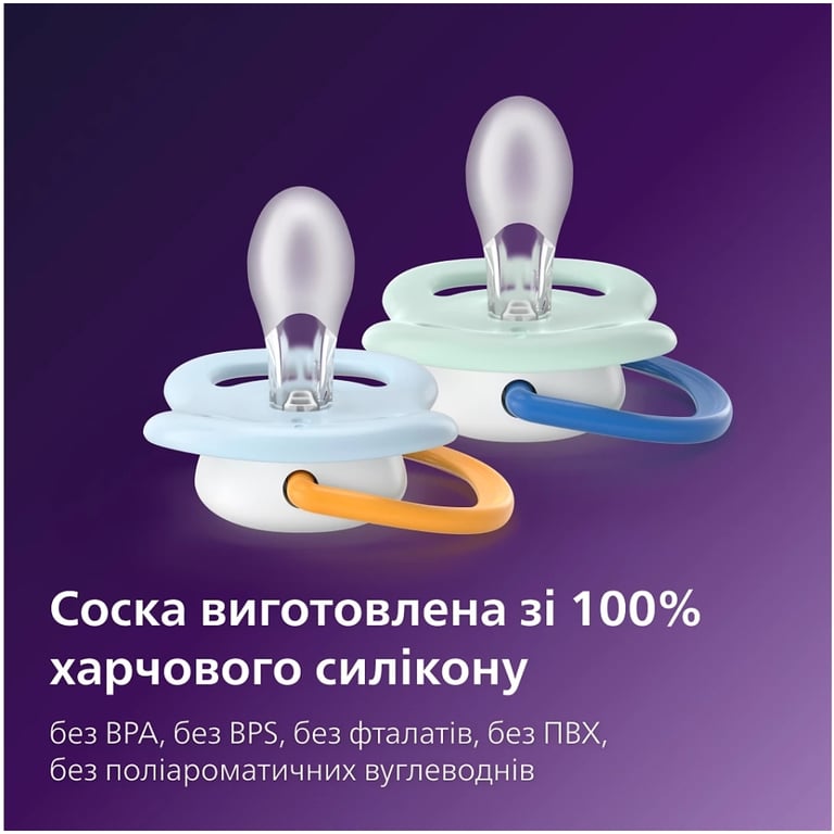 Пустушка Philips AVENT Ultra Air 0-6 місяців 2 шт (SCF080/23) - фото 9