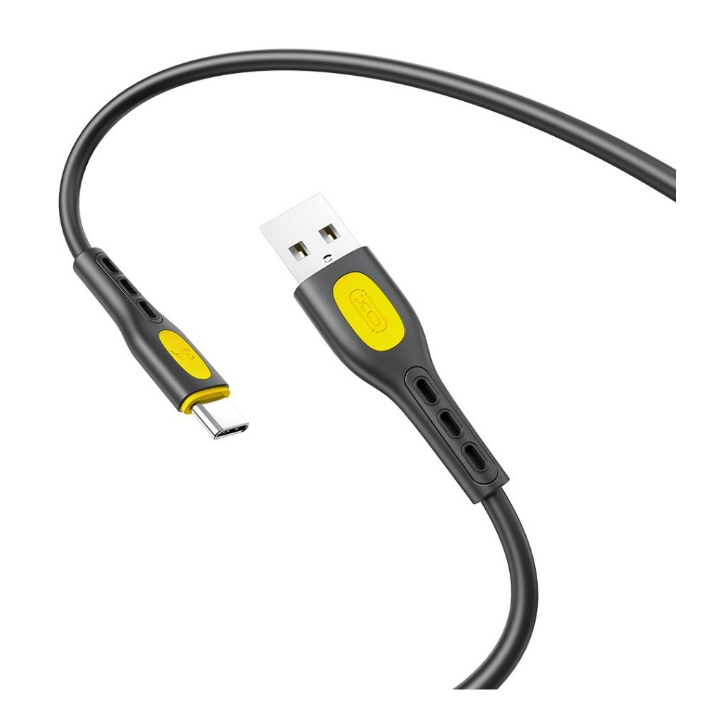 Дата кабель USB 2.0 AM to USB-C 1.0m black XO (NB280_C_Black) Дата кабель USB 2.0 AM to USB-C 1.0m black XO (NB280_C_Black)