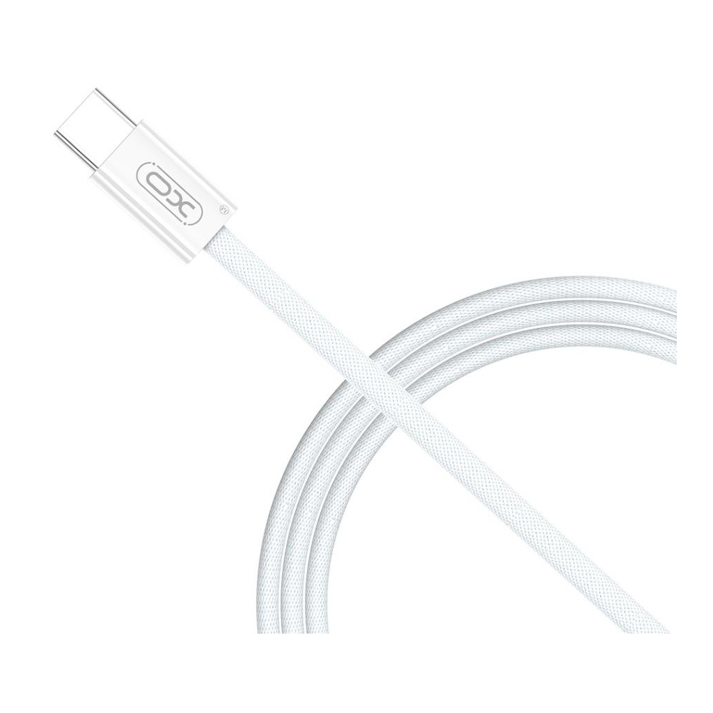 Дата кабель USB-C to USB-C 1.5m 60W white XO (NBQ260B_С_White) - фото 2 Дата кабель USB-C to USB-C 1.5m 60W white XO (NBQ260B_С_White) - фото 2