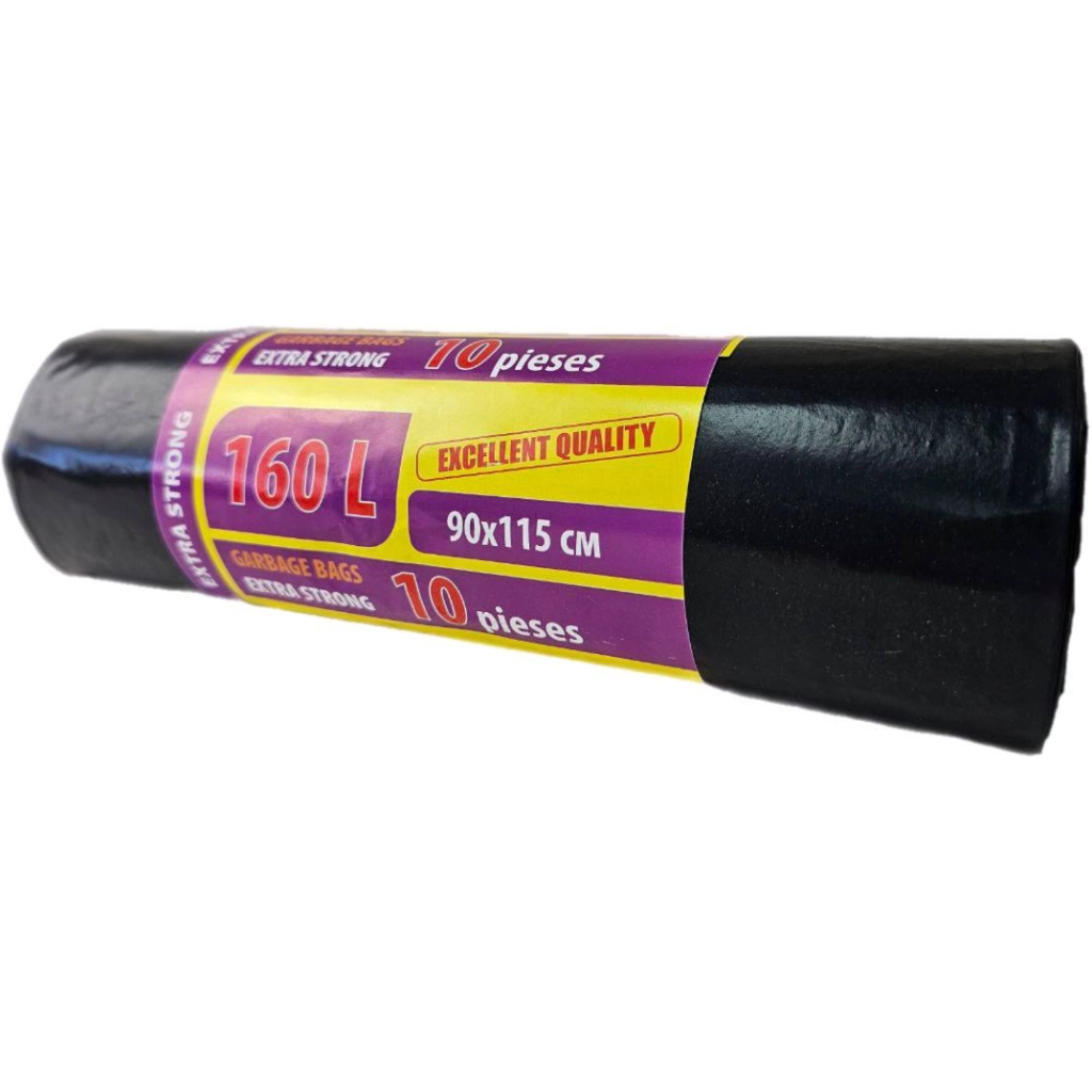 Пакети для сміття Grey Pack Міцні 40 мкм 160 л 10 шт. (l16010ES) Пакети для сміття Grey Pack Міцні 40 мкм 160 л 10 шт. (l16010ES)