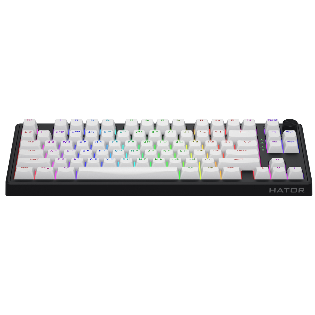 Клавіатура Hator Skyfall 80 Wireless Black/White (HTK3180UA) - фото 2 Клавіатура Hator Skyfall 80 Wireless Black/White (HTK3180UA) - фото 2
